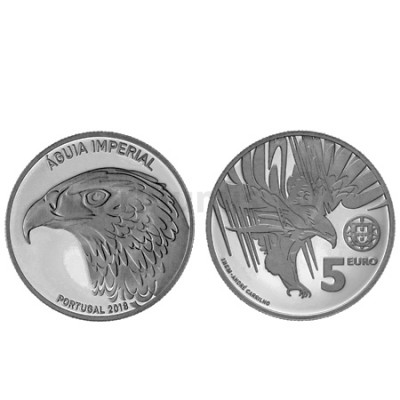 Moeda 5 € Comemorativa Águia Imperial 2018 