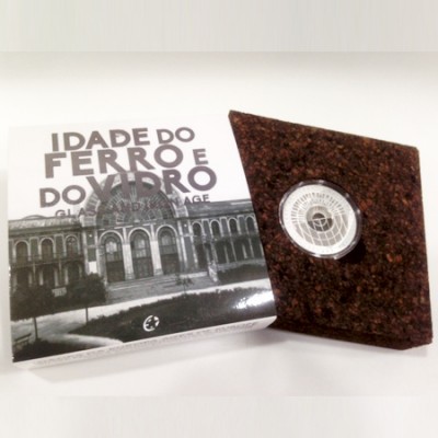 Moeda 5€  Idade do Ferro e do Vidro Portugal 2017 Prata Proof 