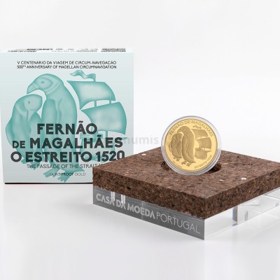 Moeda 7,5€ Comemorativa O Estreito Portugal 2020 ouro