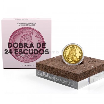 Moeda Ouro 7,50€ A Dobra Portugal 2024 Ouro Proof