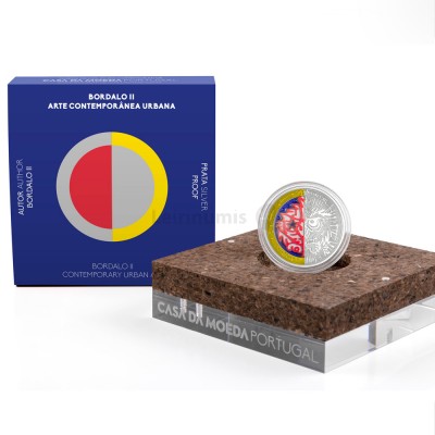 Moeda 10€ Bordalo II Portugal 2023 Prata Proof