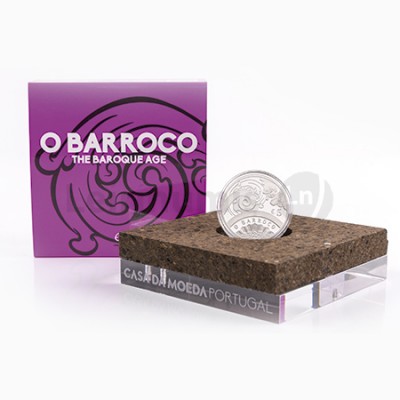 Moeda 5€ O Barroco 2018 Prata Proof 