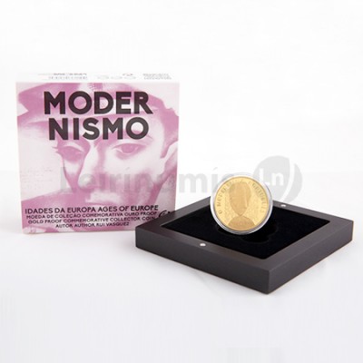 Moeda 5 Euro O Modernismo Portugal 2016 Ouro Proof