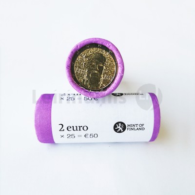 Rolo Moedas 2 Euros Sillanpaa Finlândia 2013
