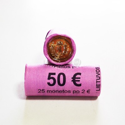 Rolo Moedas 2 Euro Zemaitija Lituânia 2019