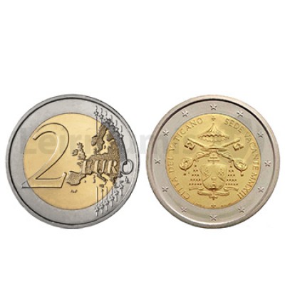 2 Euros XXVIII Encontro da Juventude Rio Janeiro Vaticano 2013