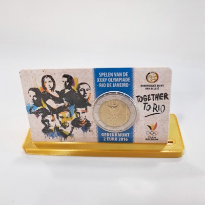 Expositor Moedas 2 euros Coincard (Disponível nas cores dourado verde vermelho azul preto ou branco)
