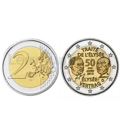 2 Euros Tratado Eliseu Alemanha 2013 G